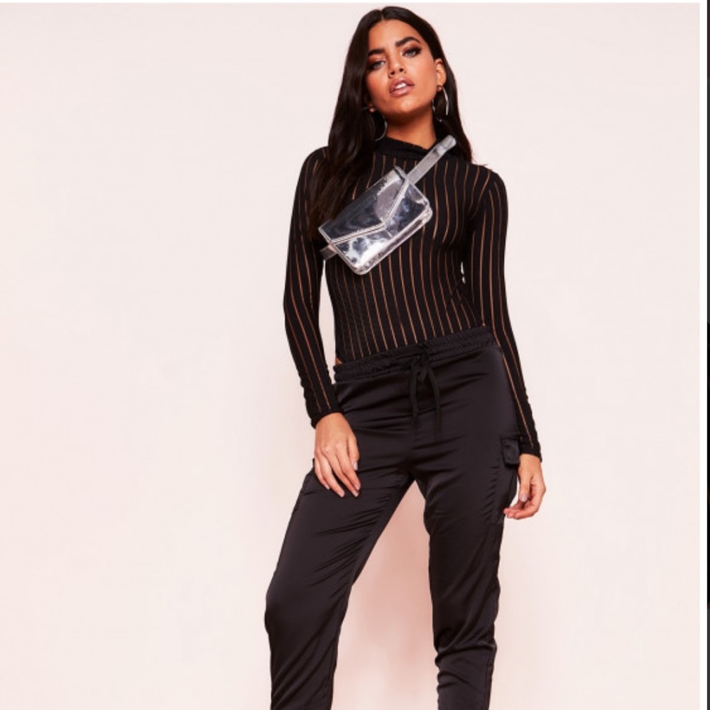 NEW! MESH BLACK BODYSUIT